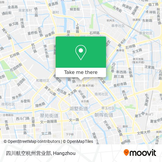 四川航空杭州营业部 map