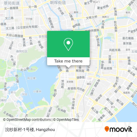 浣纱新村-1号楼 map