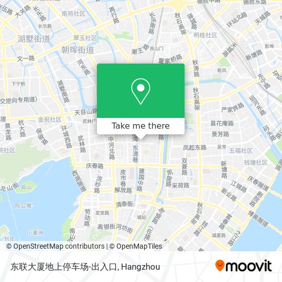 东联大厦地上停车场-出入口 map