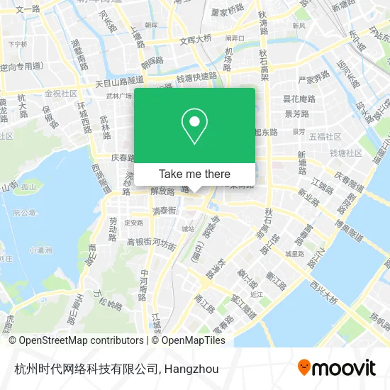 杭州时代网络科技有限公司 map