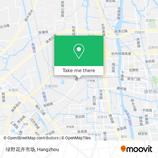 绿野花卉市场 map