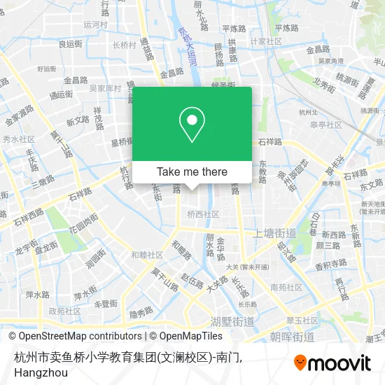 杭州市卖鱼桥小学教育集团(文澜校区)-南门 map