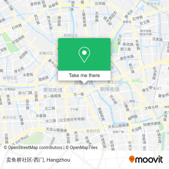 卖鱼桥社区-西门 map