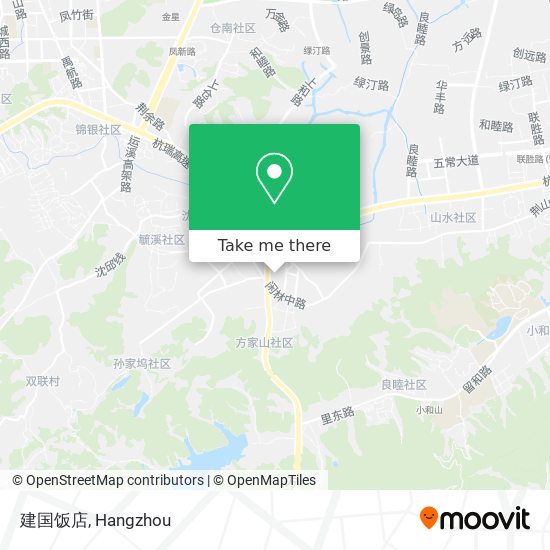 建国饭店 map