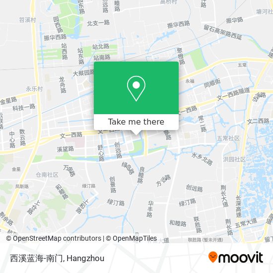 西溪蓝海-南门 map