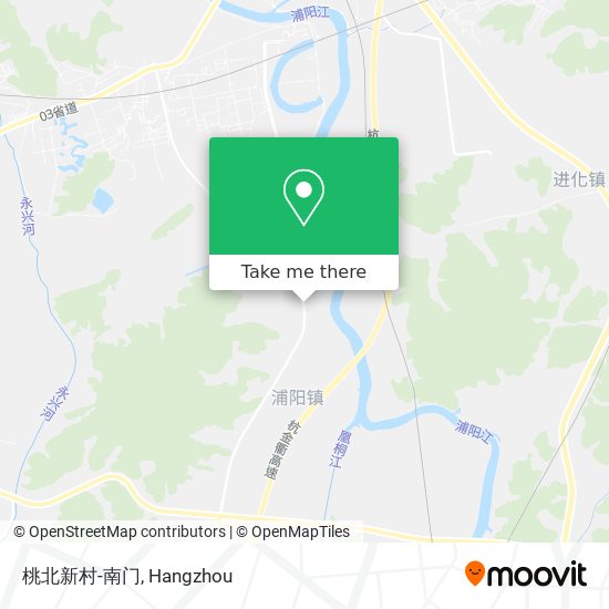 桃北新村-南门 map
