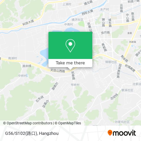 G56/S102(路口) map