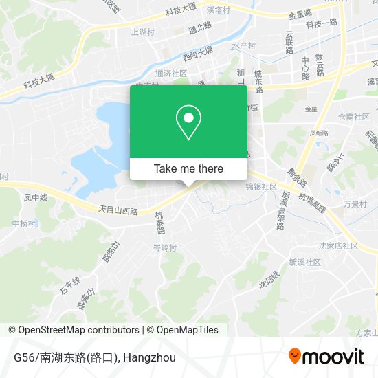 G56/南湖东路(路口) map