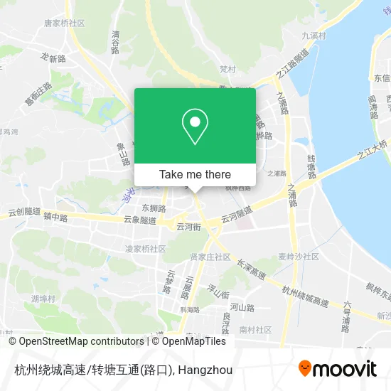 杭州绕城高速/转塘互通(路口) map