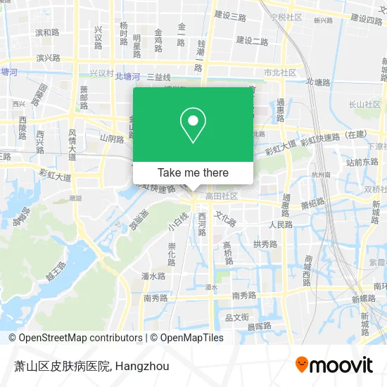 萧山区皮肤病医院 map