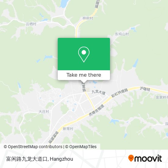 富闲路九龙大道口 map