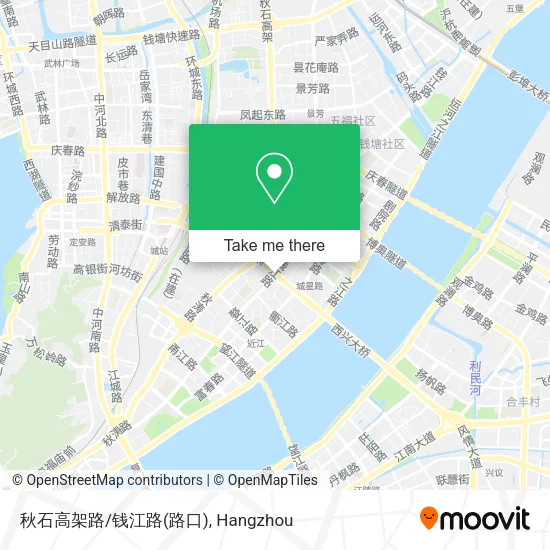 秋石高架路/钱江路(路口) map