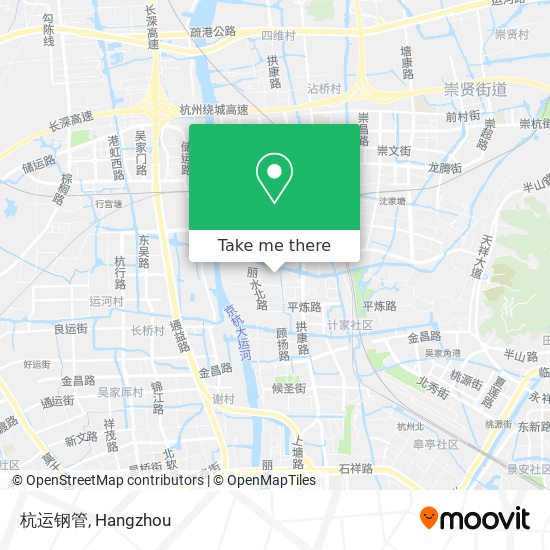 杭运钢管 map