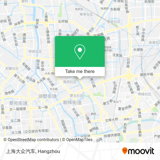 上海大众汽车 map