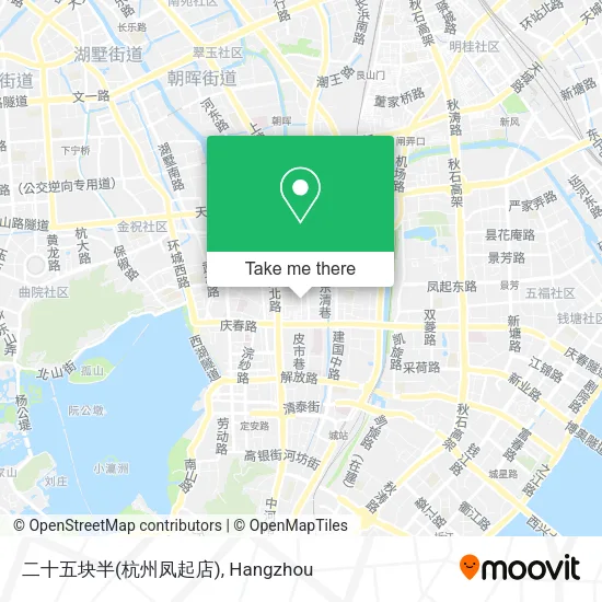 二十五块半(杭州凤起店) map