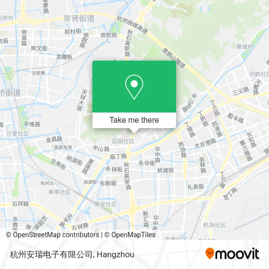 杭州安瑞电子有限公司 map