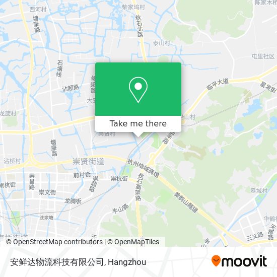安鲜达物流科技有限公司 map