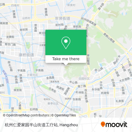 杭州仁爱家园半山街道工疗站 map
