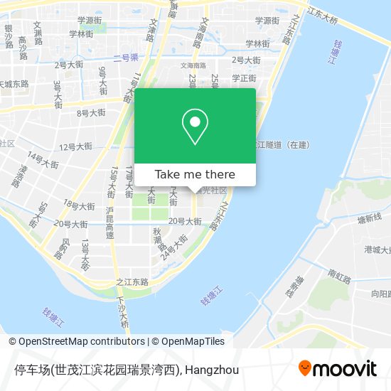 停车场(世茂江滨花园瑞景湾西) map