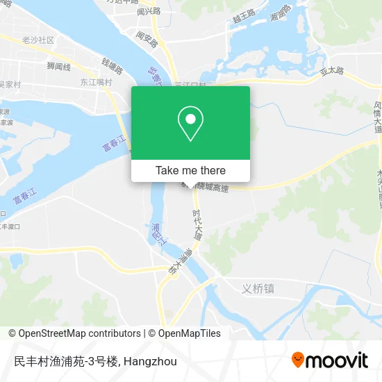 民丰村渔浦苑-3号楼 map