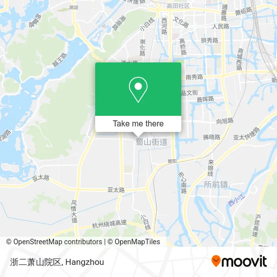 浙二萧山院区 map