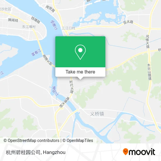 杭州碧桂园公司 map