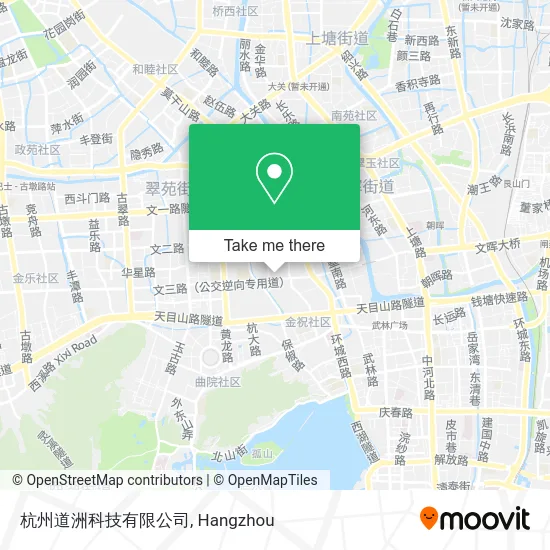 杭州道洲科技有限公司 map
