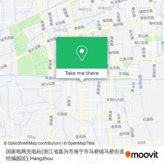 国家电网充电站(浙江省嘉兴市海宁市马桥镇马桥街道经编园区) map