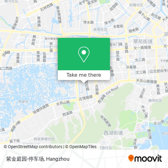紫金庭园-停车场 map