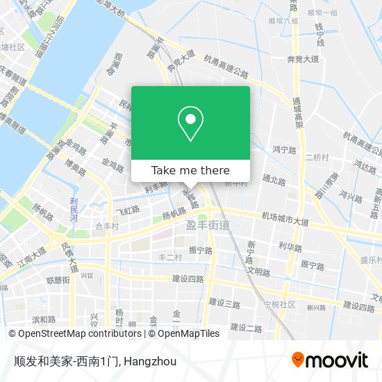顺发和美家-西南1门 map