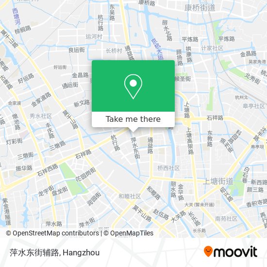 萍水东街辅路 map