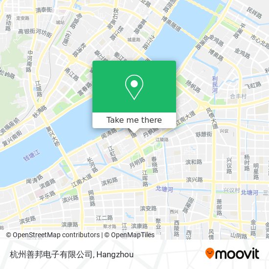 杭州善邦电子有限公司 map