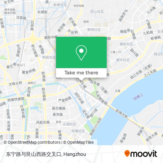 东宁路与艮山西路交叉口 map