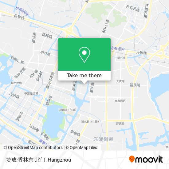 赞成·香林东-北门 map