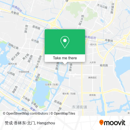 赞成·香林东-北门 map