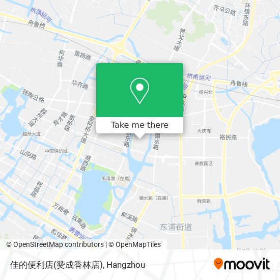 佳的便利店(赞成香林店) map