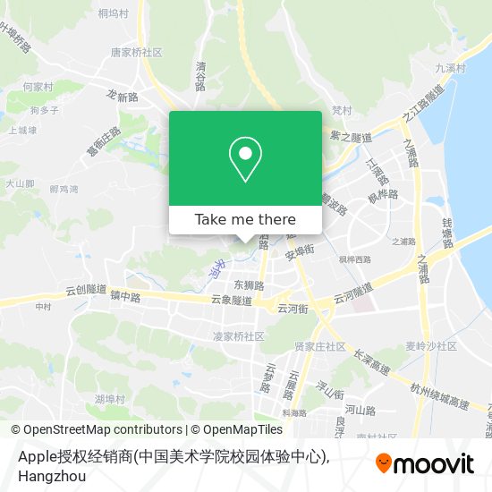 Apple授权经销商(中国美术学院校园体验中心) map