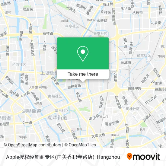 Apple授权经销商专区(国美香积寺路店) map