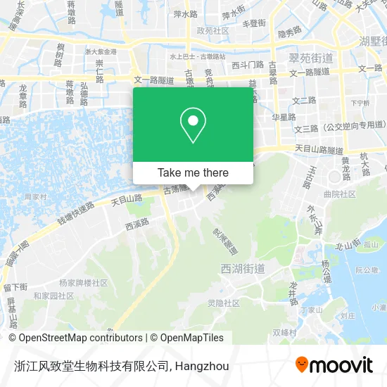 浙江风致堂生物科技有限公司 map
