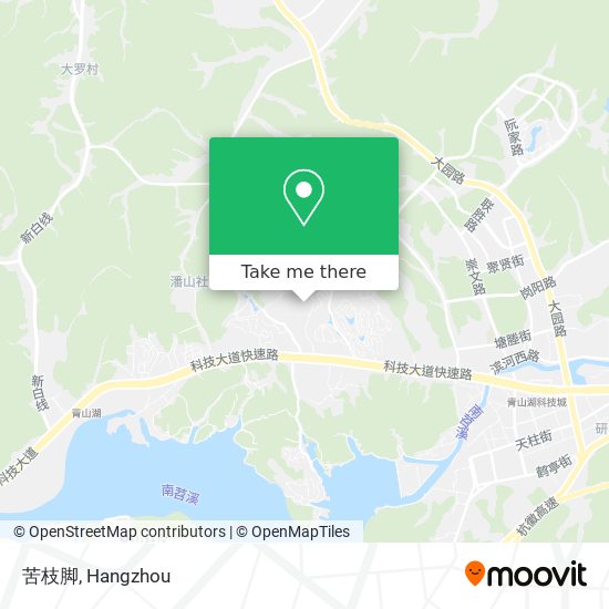 苦枝脚 map