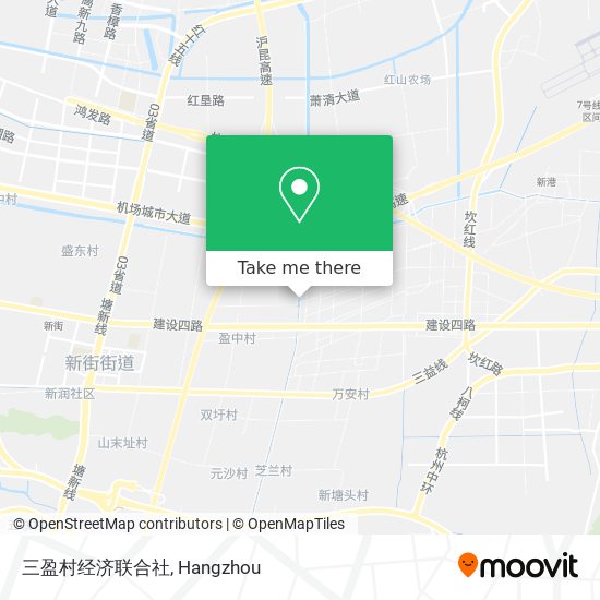 三盈村经济联合社 map