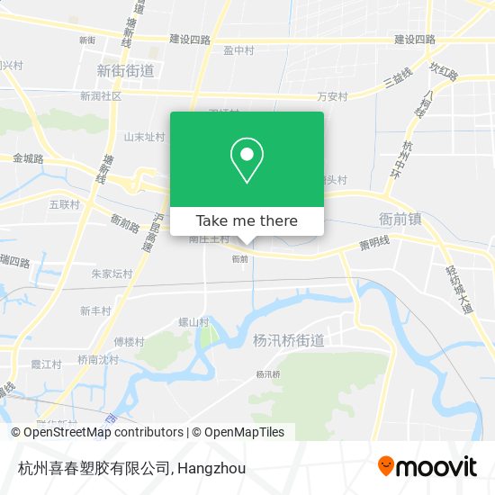 杭州喜春塑胶有限公司 map