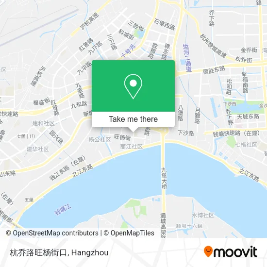 杭乔路旺杨街口 map