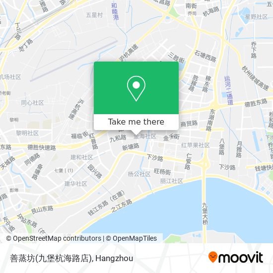 善蒸坊(九堡杭海路店) map