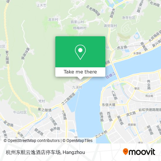 杭州东航云逸酒店停车场 map