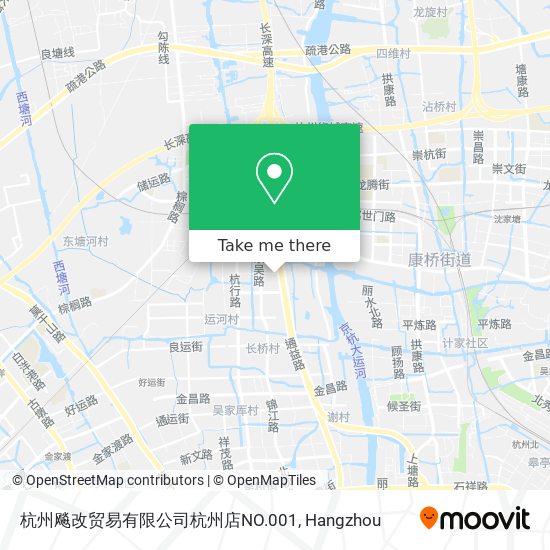杭州飚改贸易有限公司杭州店NO.001 map