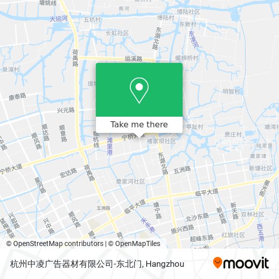 杭州中凌广告器材有限公司-东北门 map