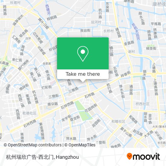 杭州瑞欣广告-西北门 map