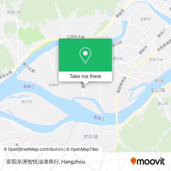 富阳东洲智悦油漆商行 map