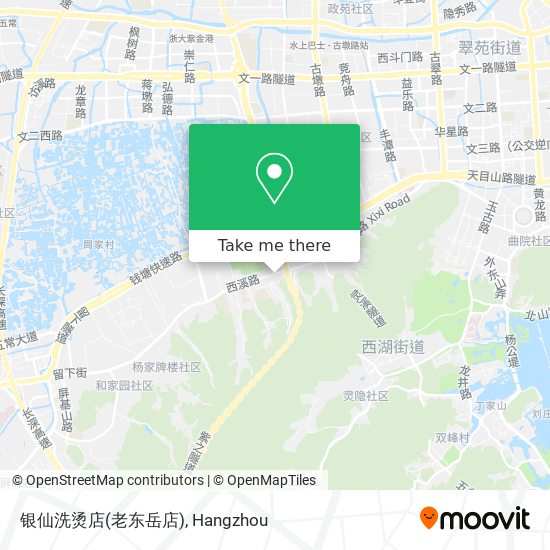 银仙洗烫店(老东岳店) map